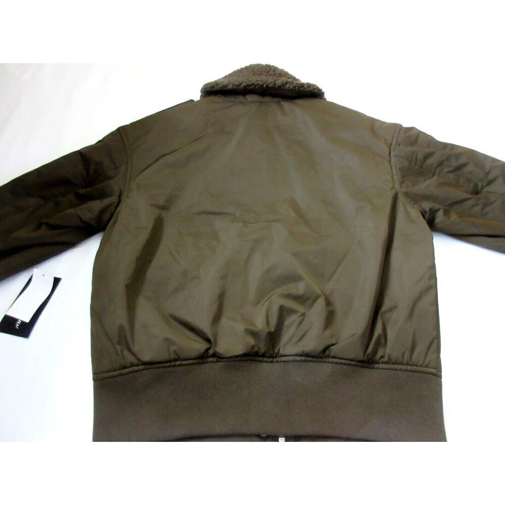 Vans x Curren x Knost Women's Full Zipper Bomber Jacket Demitasse Brown NWT - Picture 5 of 6